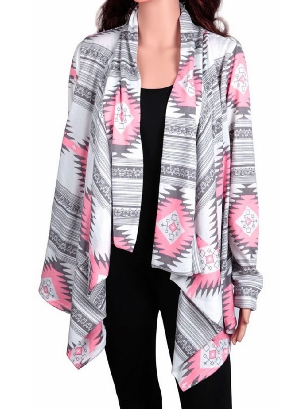Shawl Collar Open Front Cardigan 🛍️
